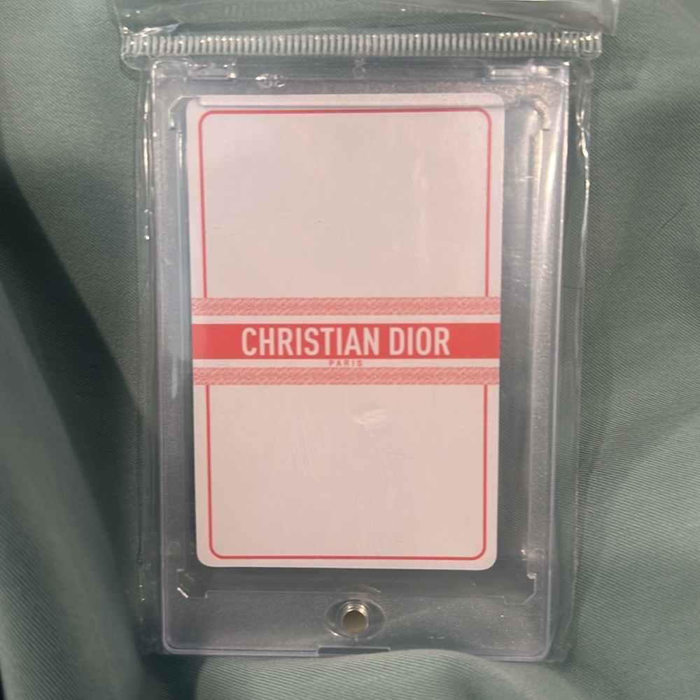 Christian Dior Paris 8 Clover 🍀 Playing Card